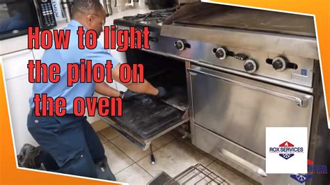 us range oven pilot light location